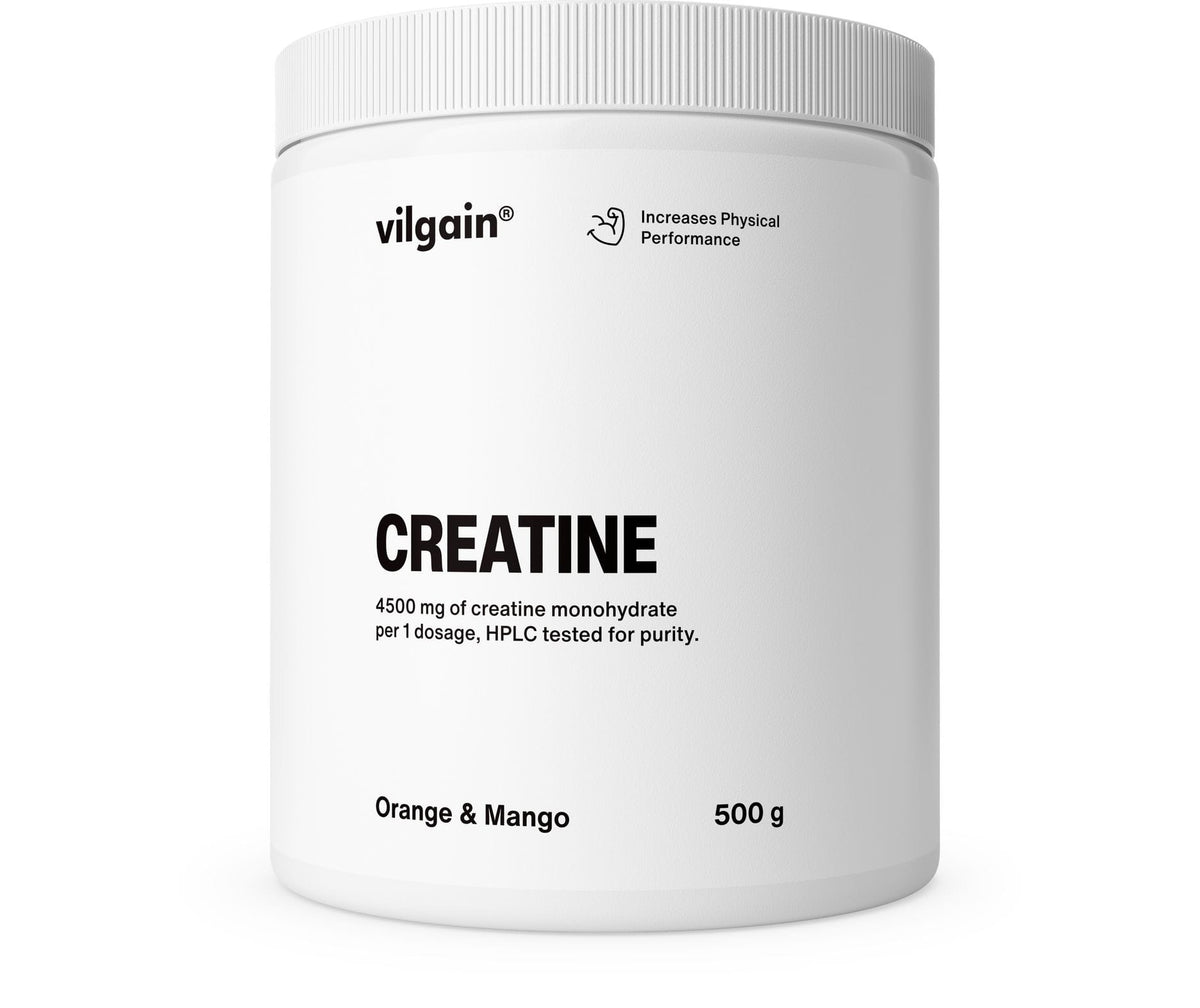 Kreatin Mango und Orange / 500 g kaufen -  Vilgain Kreatin  - Fitness Onlineshop