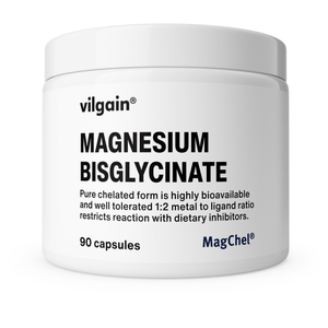 Magnesium Bisglycinat 90 Kapseln kaufen -  Vilgain Magnesium (Mineralstoff)  - Fitness Onlineshop