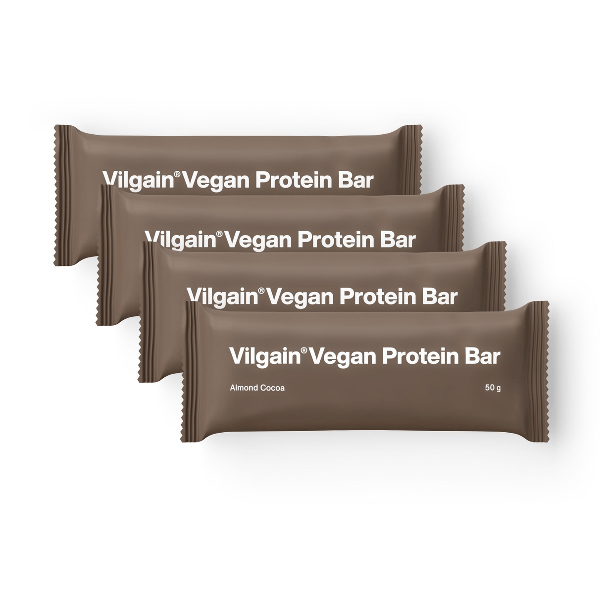 Plant Protein Bar Mandeln/Kakao / 4 x 50 g kaufen -  Vilgain Proteinriegel  - Fitness Onlineshop