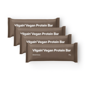 Plant Protein Bar Mandeln/Kakao / 4 x 50 g kaufen -  Vilgain Proteinriegel  - Fitness Onlineshop