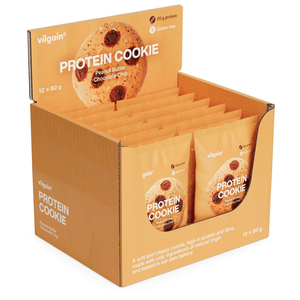 Protein Cookie Erdnussbutter-Schoko-Chip / 12 x 80 g kaufen -  Vilgain Protein Cookie  - Fitness Onlineshop