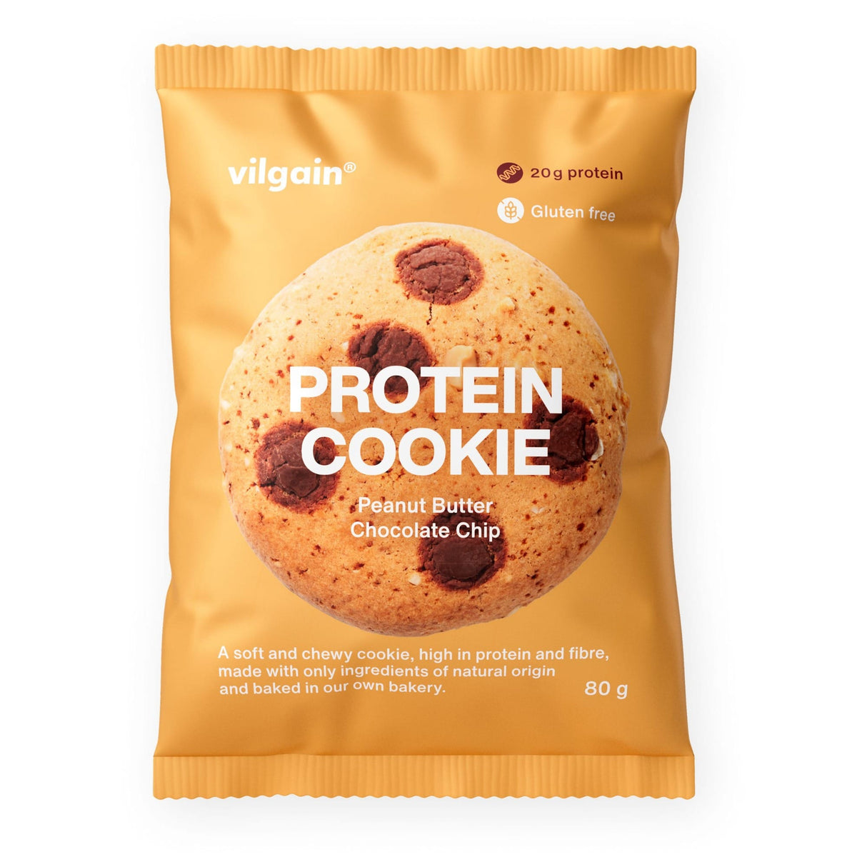 Protein Cookie Erdnussbutter-Schoko-Chip / 80 g kaufen -  Vilgain Protein Cookie  - Fitness Onlineshop