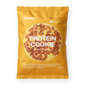 Protein Cookie Karamell mit Macadamianuss / 80 g kaufen -  Vilgain Protein Cookie  - Fitness Onlineshop