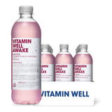 Vitamin Well Vitamindrink 12 x 500 ml / Awake (Himbeere) kaufen -  Vitamin Well Hydrationsgetränk  - Fitness Onlineshop