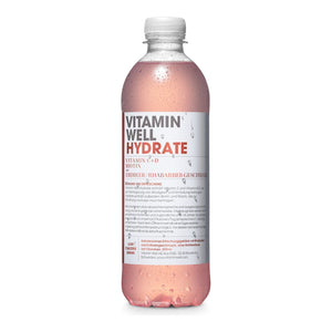 Vitamin Well Vitamindrink 500 ml / Hydrate (Rhabarber-Erdbeere) kaufen -  Vitamin Well Hydrationsgetränk  - Fitness Onlineshop