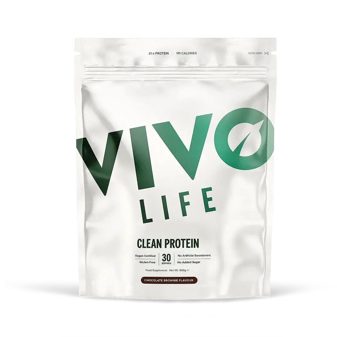 Clean Protein Chocolate Brownie / 30 Portionen kaufen -  Vivo Life Vegane Proteinpulver  - Fitness Onlineshop