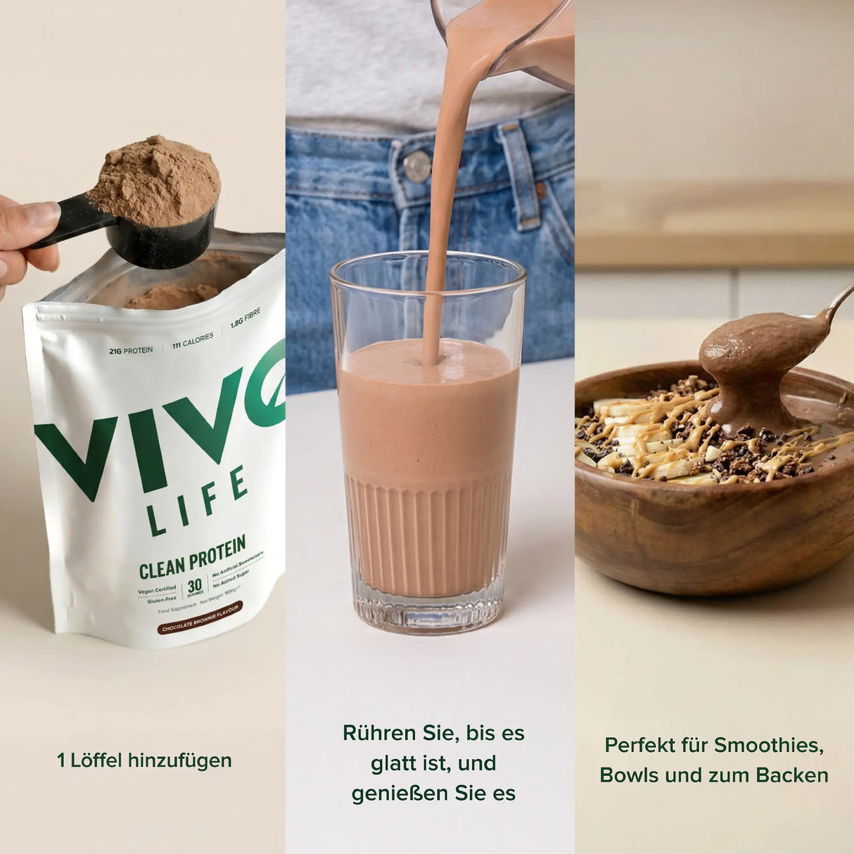 Buy Clean Protein - Vivo Life Vegan Protein Powder - Fitness Online Shop