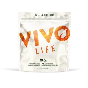 Maca Pulver (gelatinisiert) 125 g kaufen -  Vivo Life Adaptogene  - Fitness Onlineshop