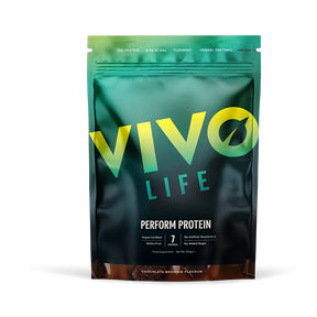 Perform Protein Chocolate Brownie / 7 Portionen kaufen -  Vivo Life Vegane Proteinpulver  - Fitness Onlineshop