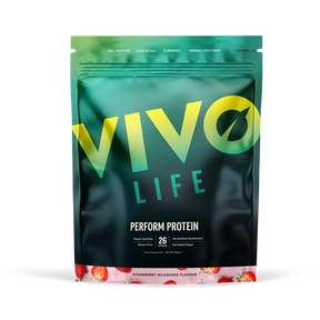 Perform Protein Strawberry Milkshake / 26 Portionen kaufen -  Vivo Life Vegane Proteinpulver  - Fitness Onlineshop