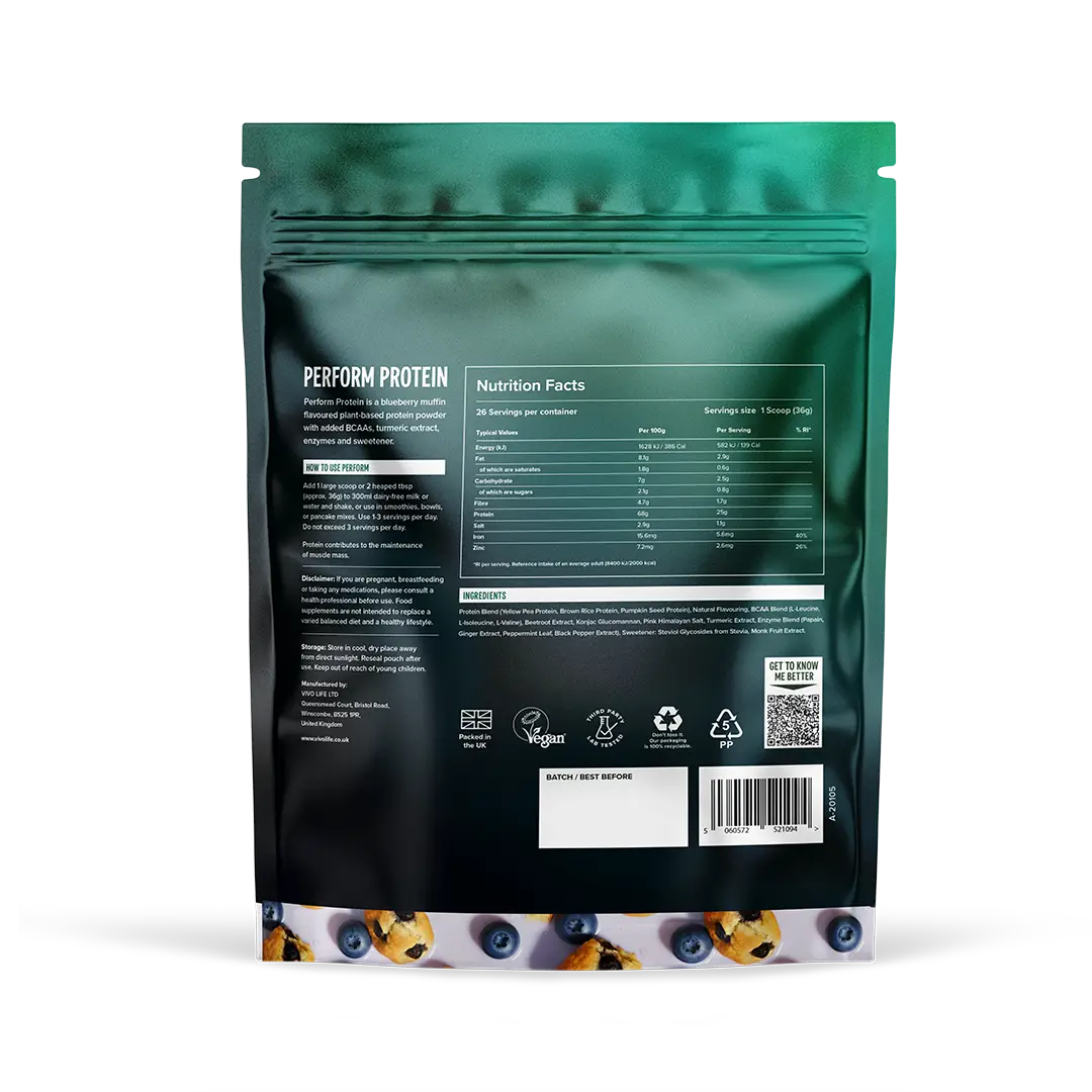 Perform Protein kaufen -  Vivo Life Vegane Proteinpulver  - Fitness Onlineshop