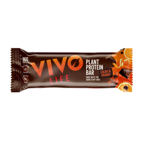 Plant Protein Bar Cacao and Orange / 65 g kaufen -  Vivo Life Vegane Proteinriegel  - Fitness Onlineshop