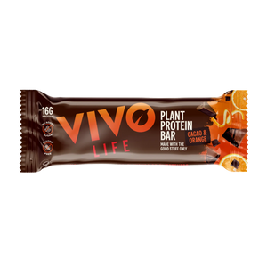 Plant Protein Bar Cacao and Orange / 65 g kaufen -  Vivo Life Vegane Proteinriegel  - Fitness Onlineshop