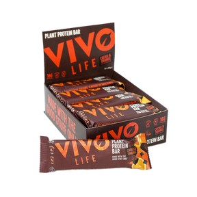 Plant Protein Bar Cacao & Orange / 12 x 65 g kaufen -  Vivo Life Vegane Proteinriegel  - Fitness Onlineshop