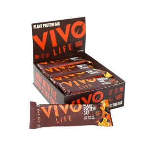 Plant Protein Bar Cacao & Orange / 12 x 65 g kaufen -  Vivo Life Vegane Proteinriegel  - Fitness Onlineshop