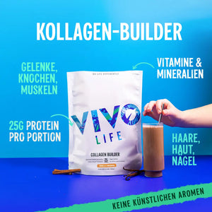 Plant Protein Collagen Builder kaufen -  Vivo Life Kollagen  - Fitness Onlineshop