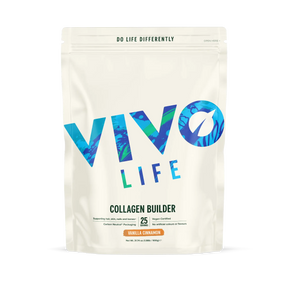 Plant Protein Collagen Builder Vanilla & Cinnamon / 25 Portionen kaufen -  Vivo Life Kollagen  - Fitness Onlineshop