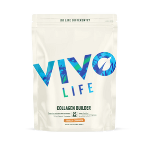 Plant Protein Collagen Builder Vanilla & Cinnamon / 25 Portionen kaufen -  Vivo Life Kollagen  - Fitness Onlineshop
