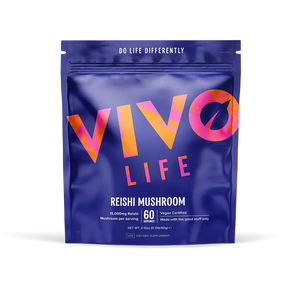 Reishi Pulver (15:1 Extrakt) 60 g kaufen -  Vivo Life Pilz-Supplements  - Fitness Onlineshop